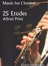 Twenty Five Etudes Clarinet cover